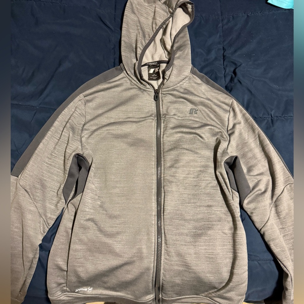Russell athletic dri-power full zip jacket size medium